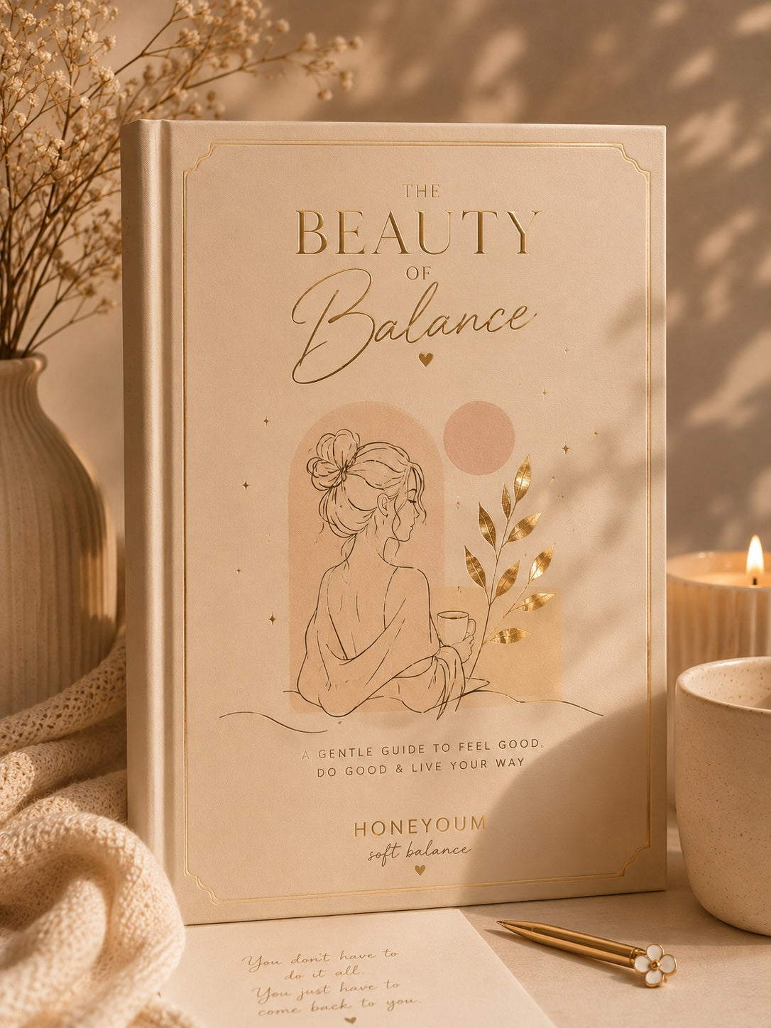 Self Growth Workbook for Women – Gentle Glow Up Journal, Self-Love Guide (Digital Download)