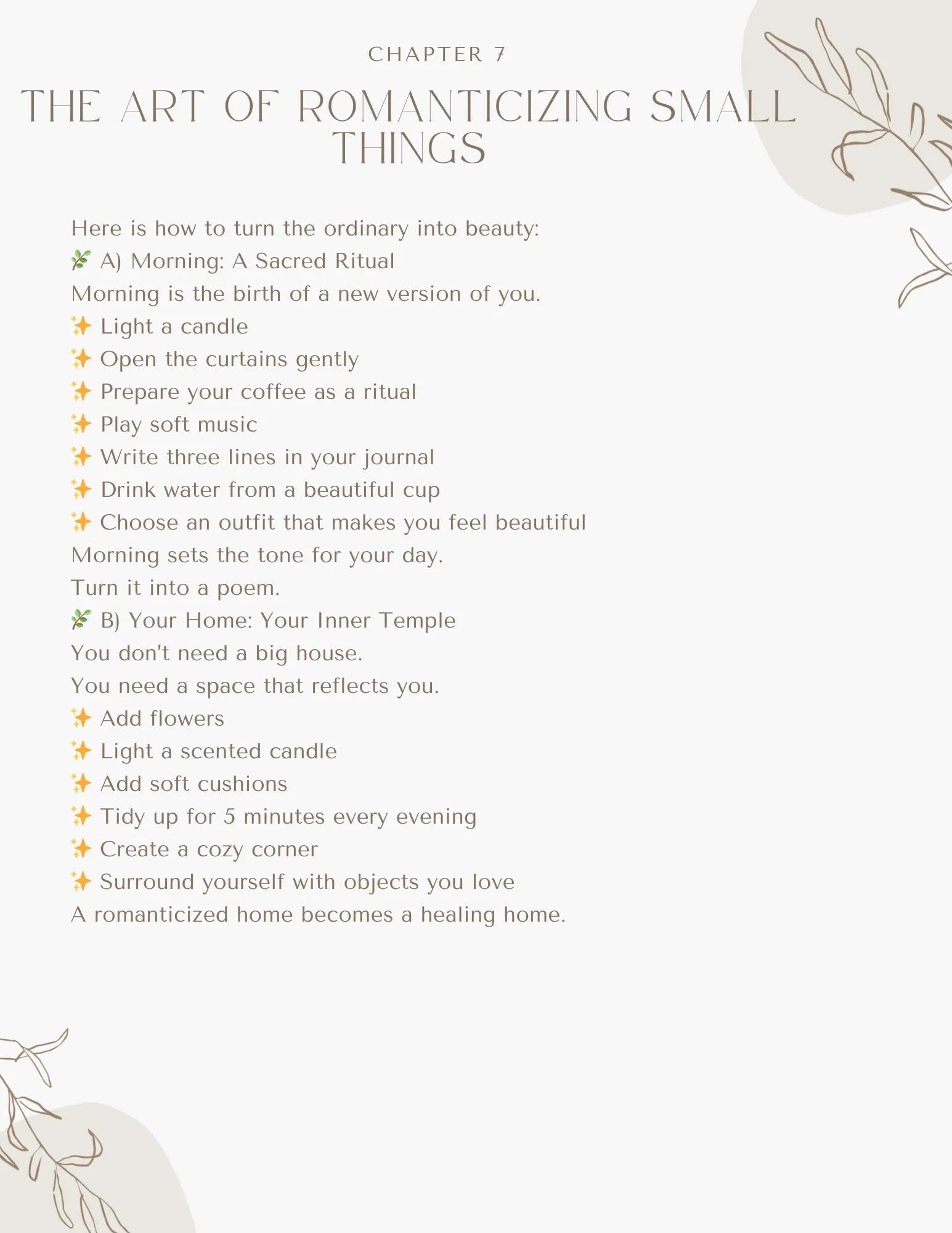 Self Growth Workbook for Women – Gentle Glow Up Journal, Self-Love Guide (Digital Download)